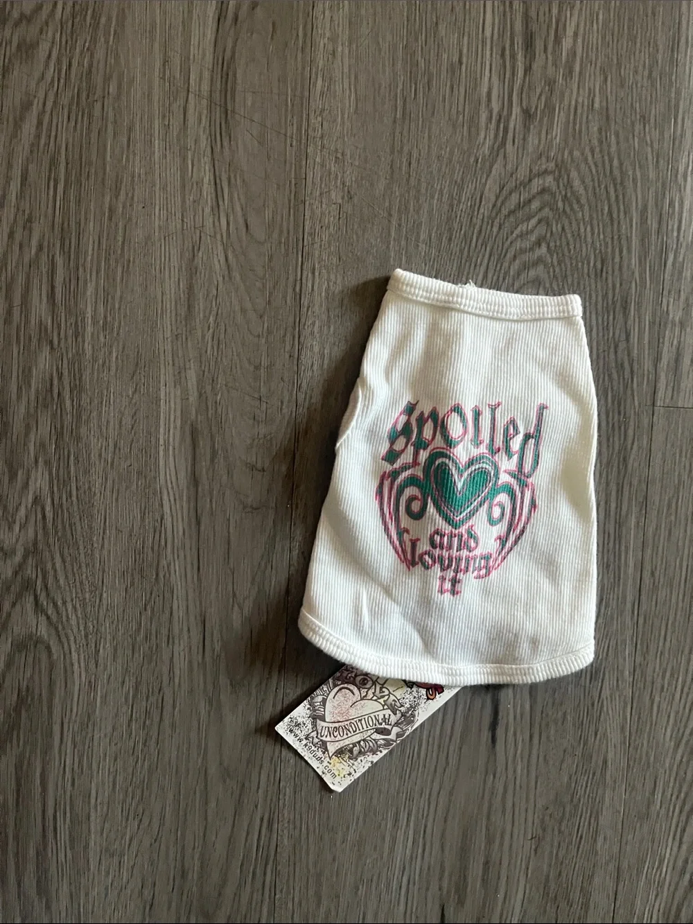 Spoiled Heart Graphic White Women’s Mini Skirt